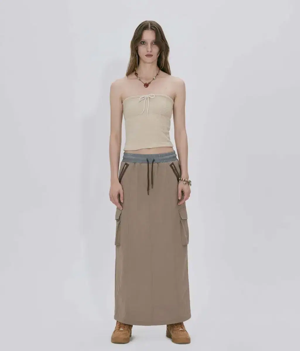 SCULPTOR | 스컬프터 Sculptor Parachute Cargo Maxi Skirt